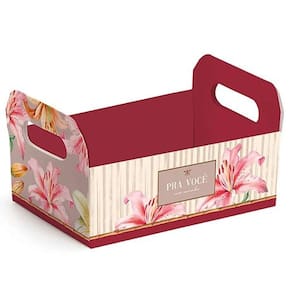 Kit Caixote De Cartão Luiza M 22x15x8cm - 10 Un