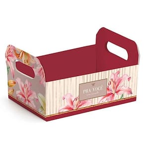 Kit Caixote De Cartão Luiza P 16x10,5x4,5cm - 10 Un