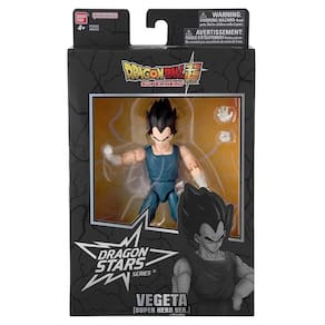 Dragon Ball Super Hero – Dragon Stars Series Boneco Deluxe Articulado 16 Cm Vegeta - Bandai