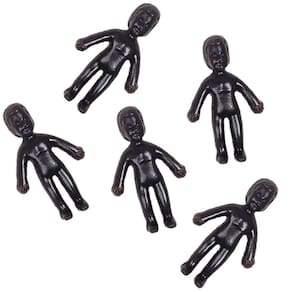 Lembrancinha Infantil - Mini Boneco Pele Escura - 12 Un