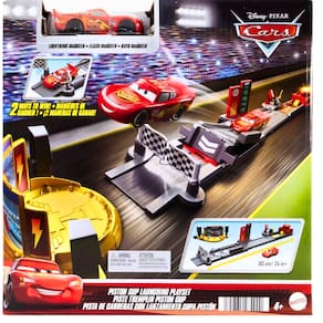 Pista Lançador Disney Carros Relâmpago McQueen JDJ02 Mattel