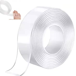 Fita Adesiva Nano Gel PU Dupla Face Transparante Resistente Duravel Reparo Conserto Casa Construçao