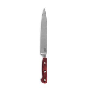 Faca 8" Chef Cozinha Churrasco Aço Inox Cabo Madeira