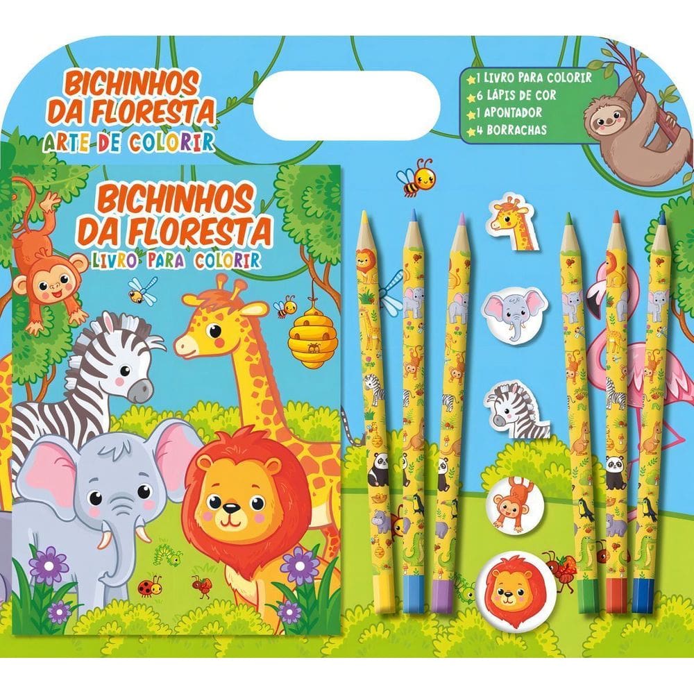 Arte de Colorir - Bichinhos da Floresta