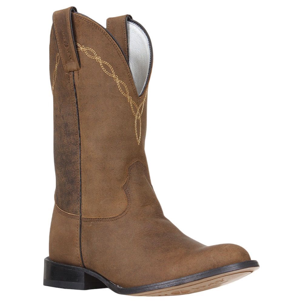 Bota Masculina Marrom Bico Redondo Cow Way 37956