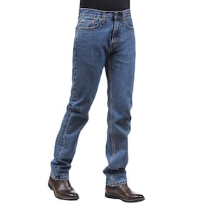 Calça Jeans Masculina Azul 100% Algodão 505 Regular Levi`s 37324