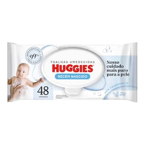 Lenços Umedecidos Huggies Recém Nascido 48 Unidades