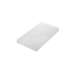 Chapa De Policarbonato Alveolar Cristal 6mm - 2,10m X 4,00m - Importado
