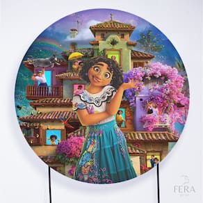 Painel Decorativo para Festa 1,80x1,80 metros Vesti Fácil com Elástico Encantados - Fera Print