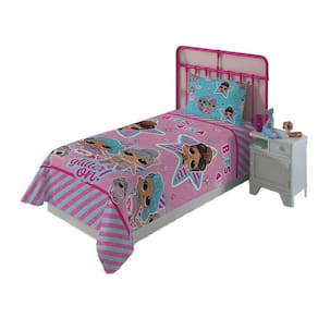 Jogo de Cama Infantil Lol Solteiro 2Pçs Rosa