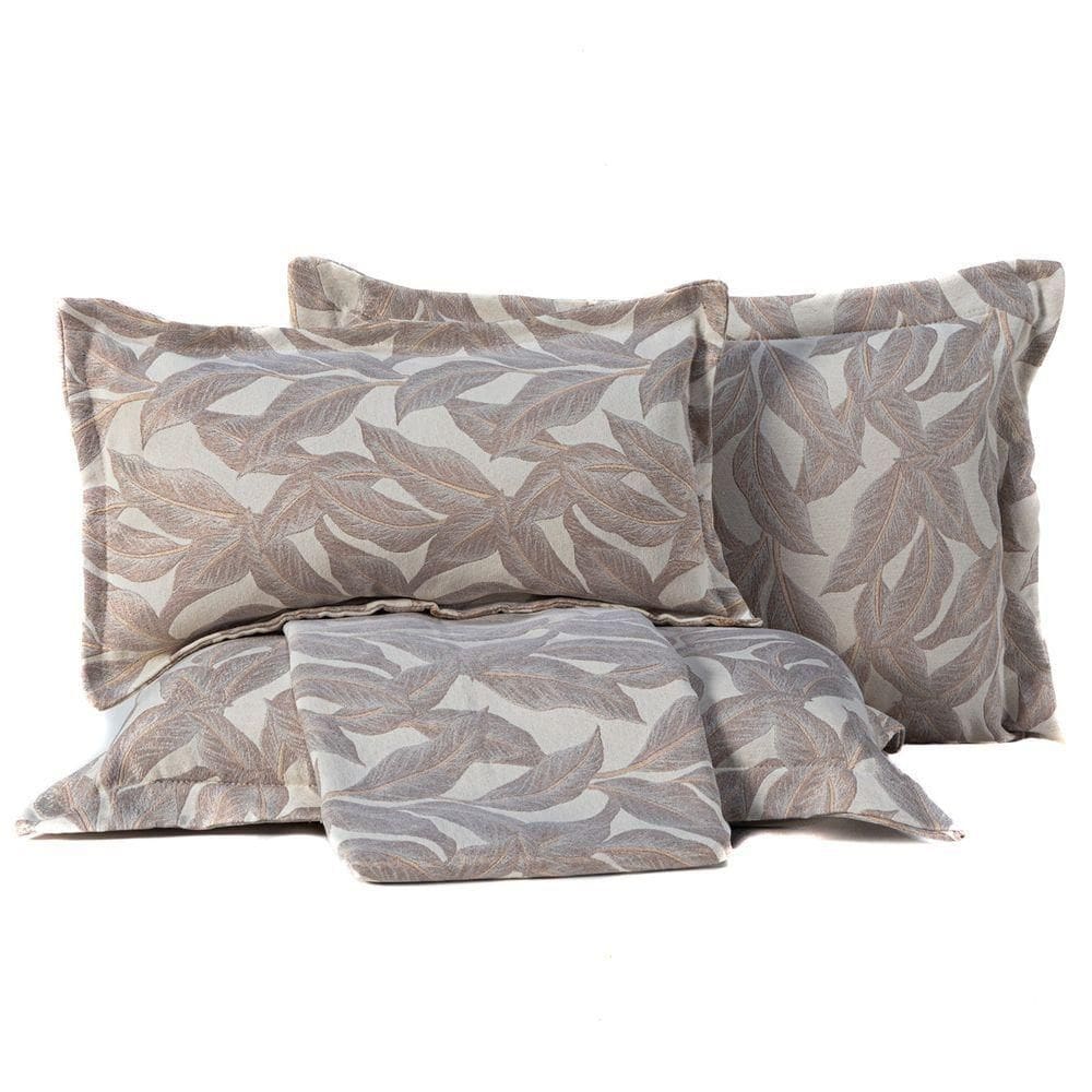 Kit De Peseirada C/ Almofada 04pçs Caqui