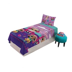Jogo de Cama Infantil Lol Solteiro 2Pçs Roxo