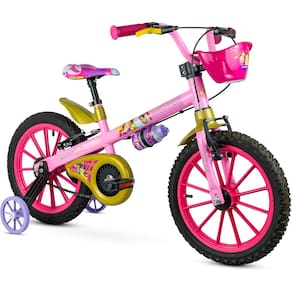Bicicleta Bike Infantil Criança Aro 16 Princesas Disney Nathor