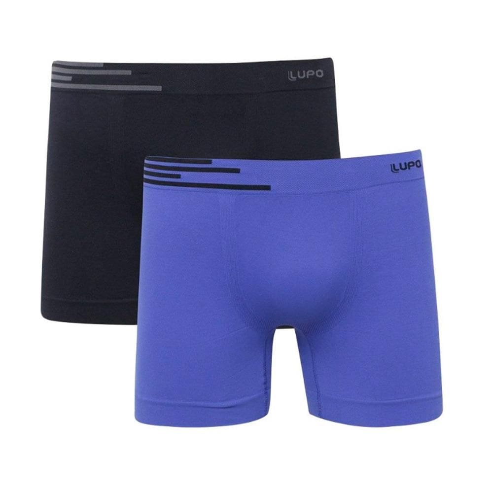 Cueca Lupo Boxer Kit c/2 00436