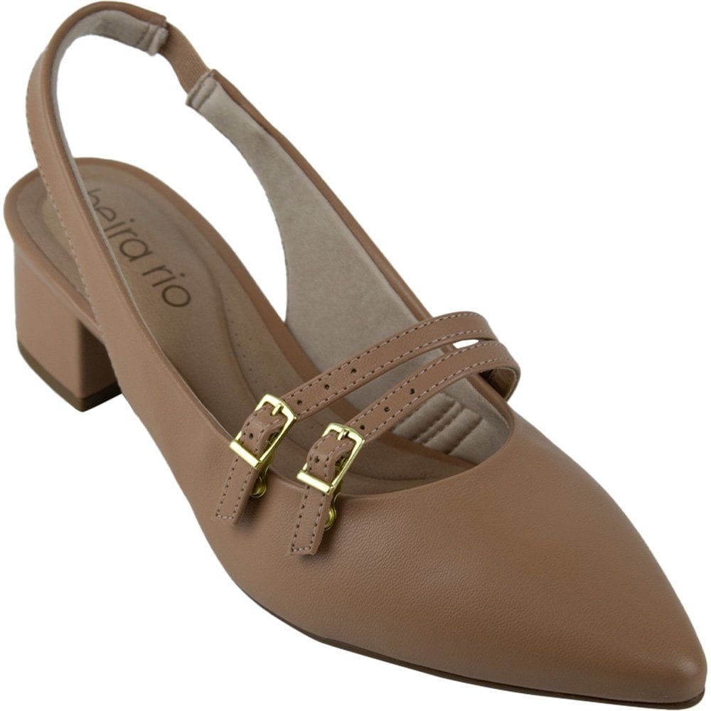 Slingback Beira Rio Block Feminino
