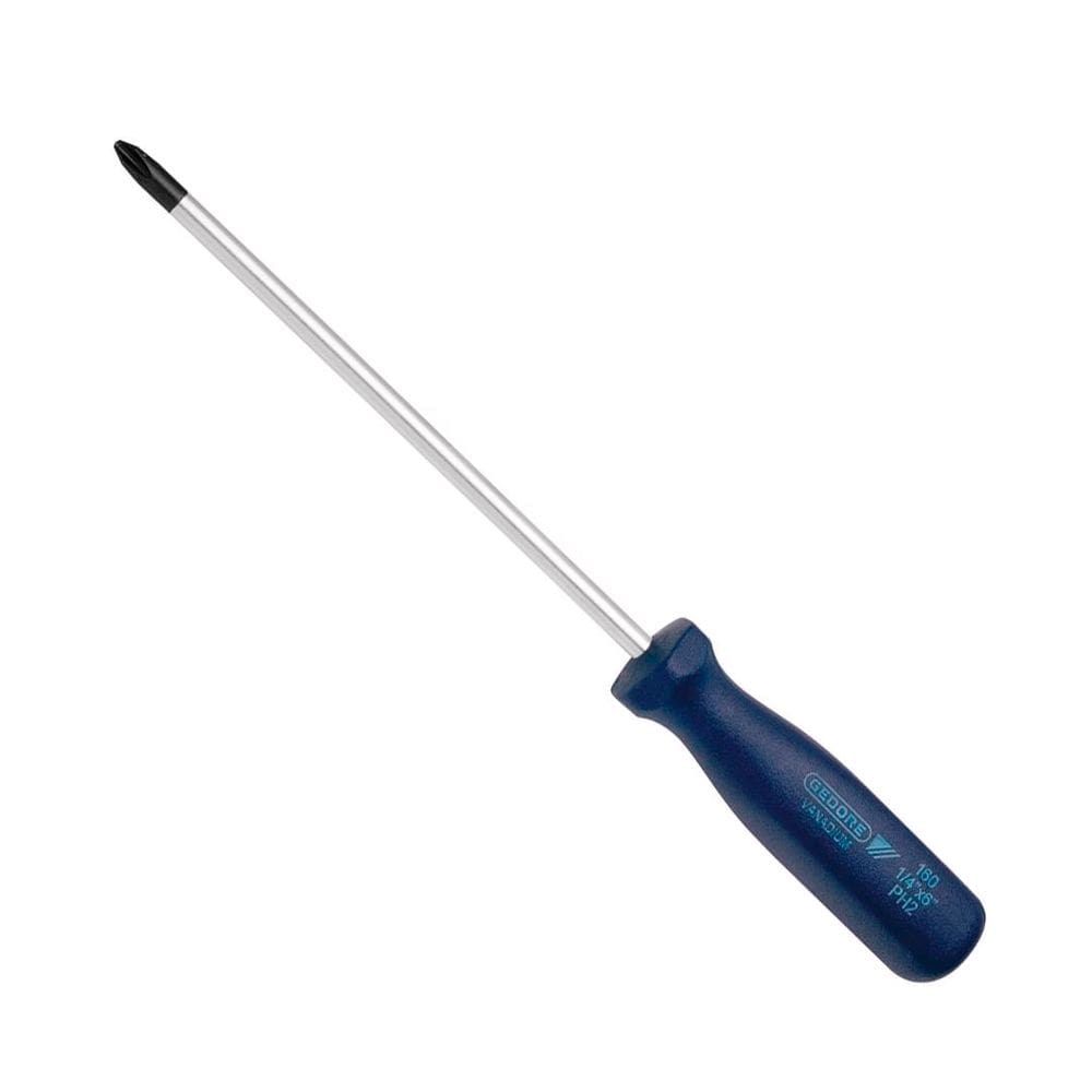 Chave de Fenda Cruzada Phillips 3/16" x 6" - Gedore 036343