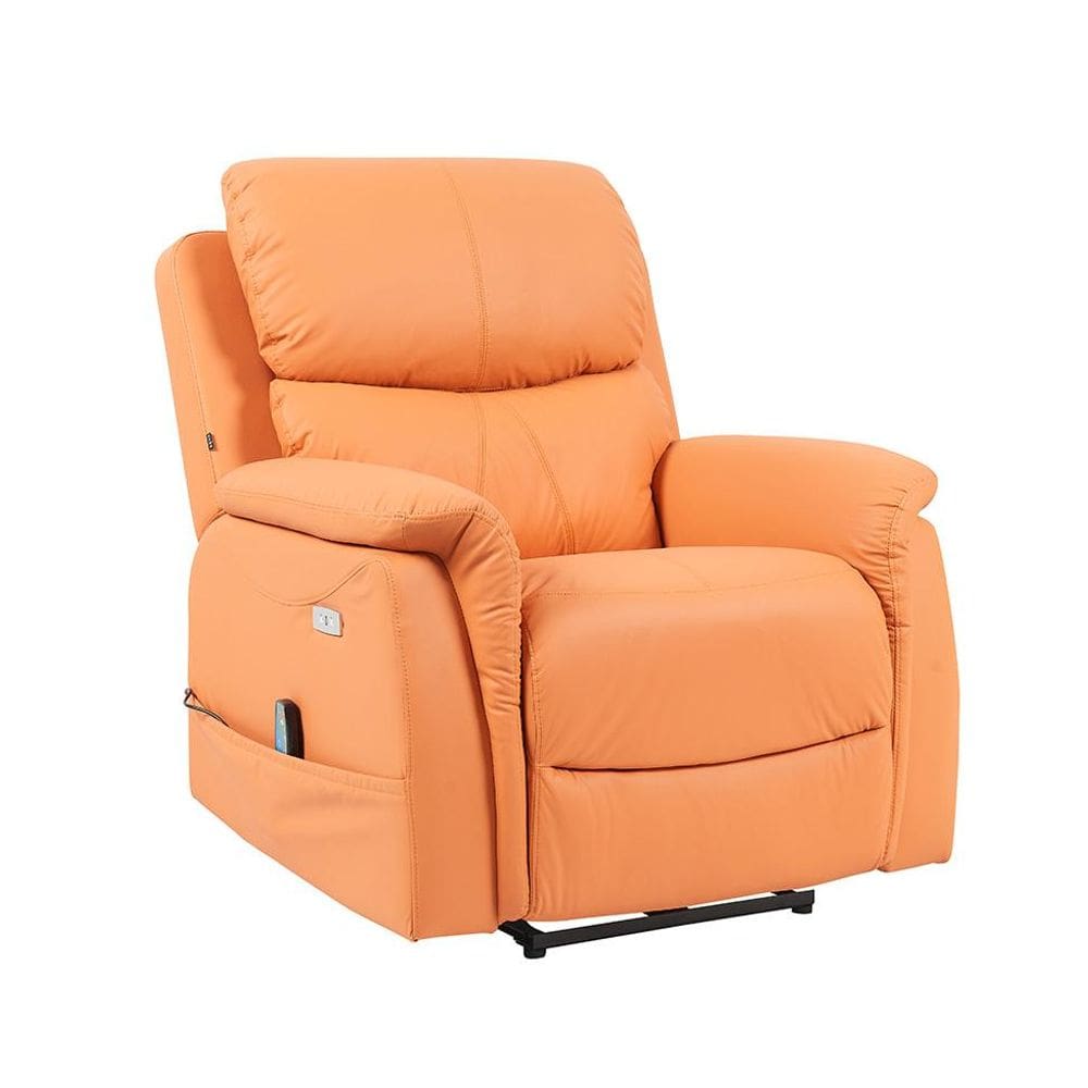 Poltrona Reclinável Repouso Cinza Claro