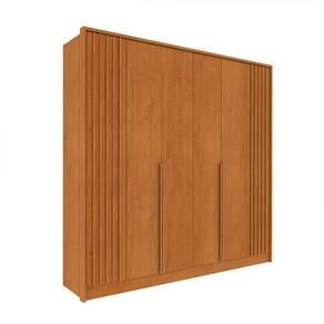 Guarda-Roupa Casal Vicenzo sem Pés 6 Portas 4 Gavetas Cinamomo