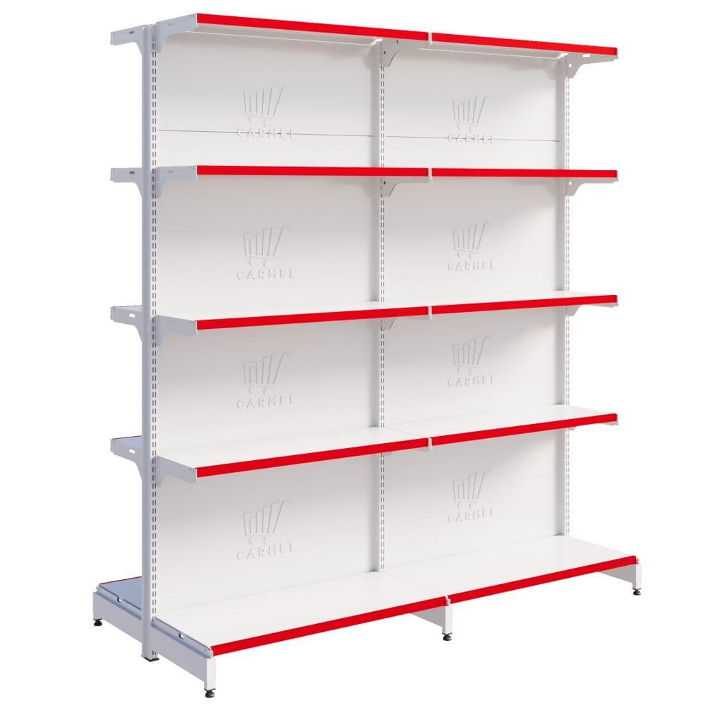 Gôndola Centro 1 Inicial 1 Continuação 1,70m Bandeja Inclinável New Plus Carmel Imports