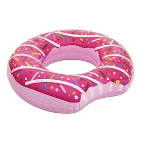 Boia Inflável Donut 107cm De Diâmetro Bestway Rosa