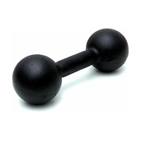 Halter 08kg Ferro Bola Pintado Peso Braço Biceps Musculação Academia JFIT