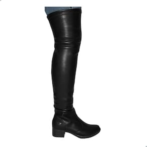 Bota Cano Alto Over Mississipi Preto