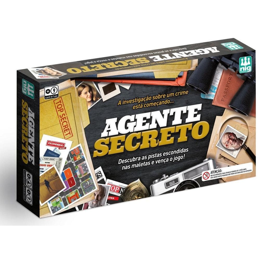 Jogo Agente Secreto - Nig Brinquedos