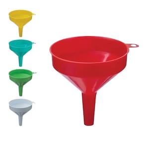Funil Pequeno 10cm Premium Modelo N3 - Resistente para Líquidos, Grãos e Produtos Químicos - Coloridos - PANAMI