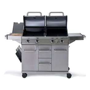 Churrasqueira A Gas 118x182x50cm Aco Inox 4 Queimadores + 1