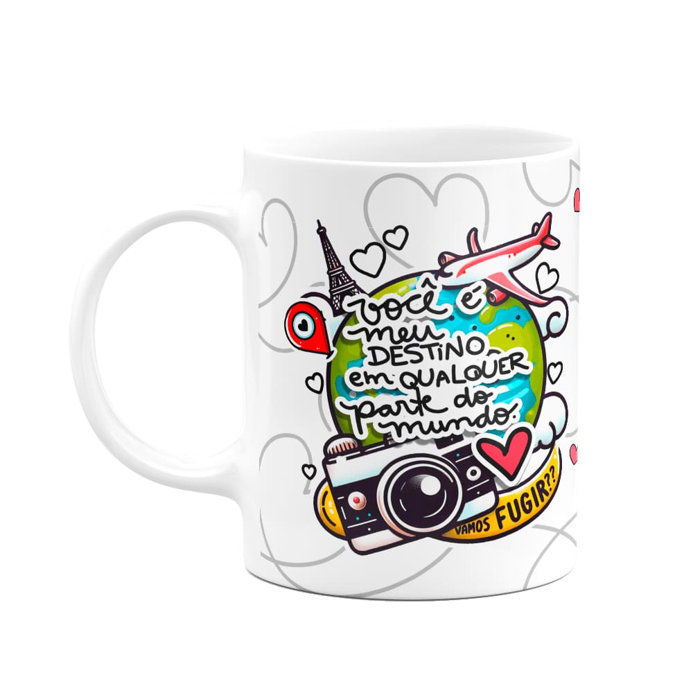 Caneca Namorados - Vc é meu destino em qualquer parte - M2