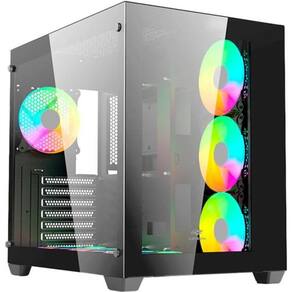 Gabinete Gamer C3Tech MT-G910 Preto para ATX