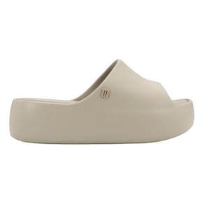 Tamanco Melissa Free Platform Slide Bege Escuro