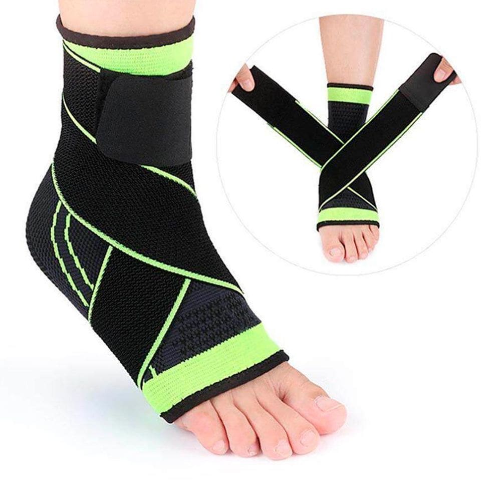 Tornozeleira Compressão Ajustável Para Musculação E Treino