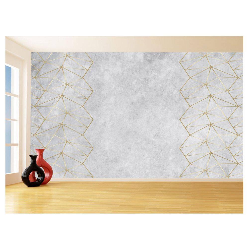 Papel De Parede 3D Concreto Queimado Risco Bege 3,5M Kkt104