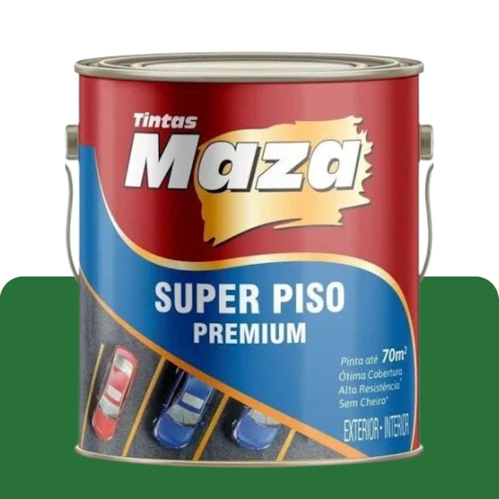 Tinta Piso Verde 3,6L Maza