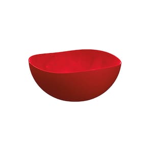 Tigela Bowl Saladeira Travessa Funda Vermelha 2L