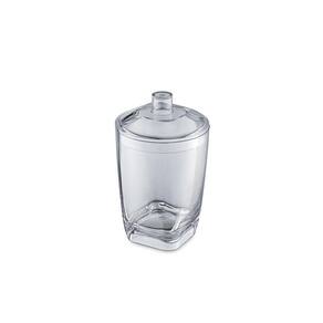 Porta Algodao Cotonete Transparente Banheiro 300ml