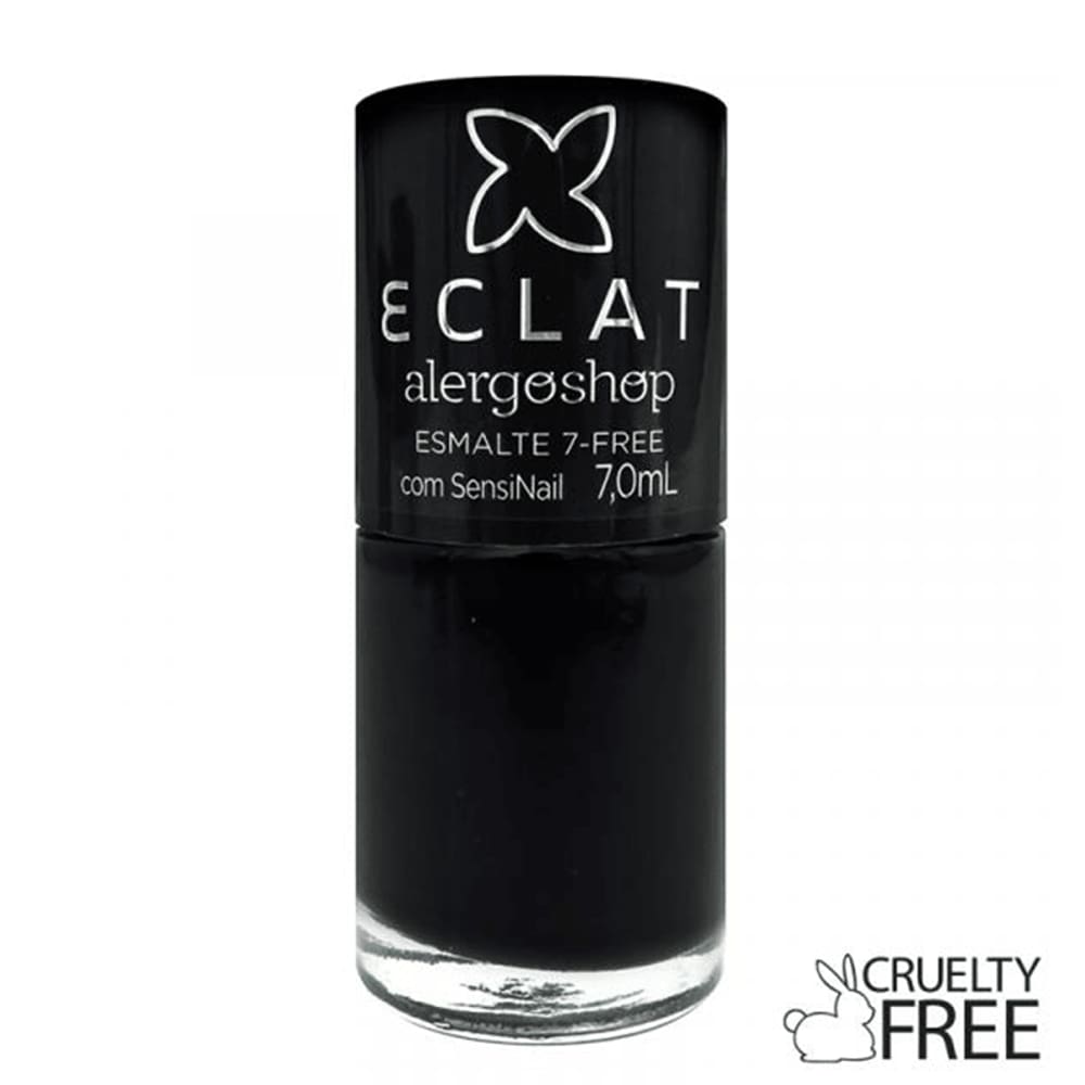 Esmalte Preto Vibe Hipoalergênico Alergoshop 7ml