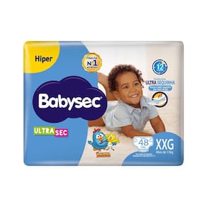 Fralda Babysec Galinha Pintadinha Ultrasec Hiper XXG com 48un