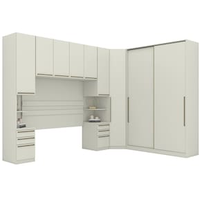 Quarto Casal Modulado 5 Pecas Seletto Areia Henn