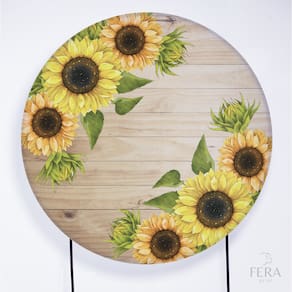 Painel Decorativo para Festa 1,80x1,80 metros Vesti Fácil com Elástico Flor - Fera Print