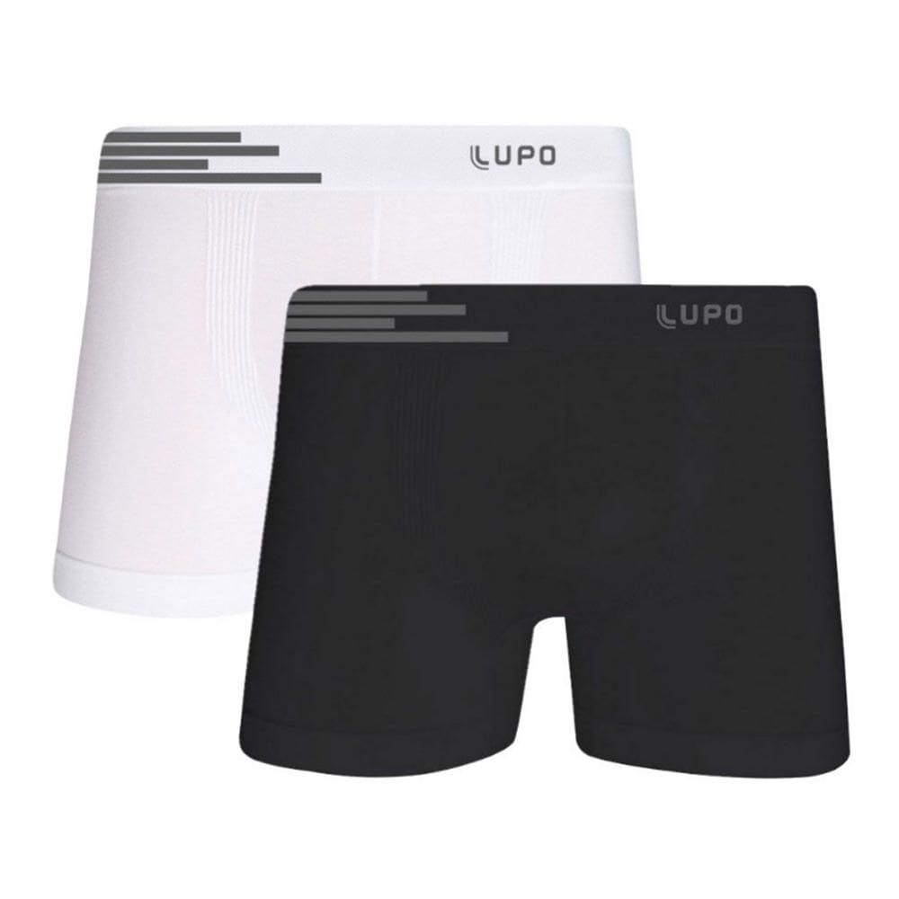 Cueca Lupo Boxer Kit c/2 00436