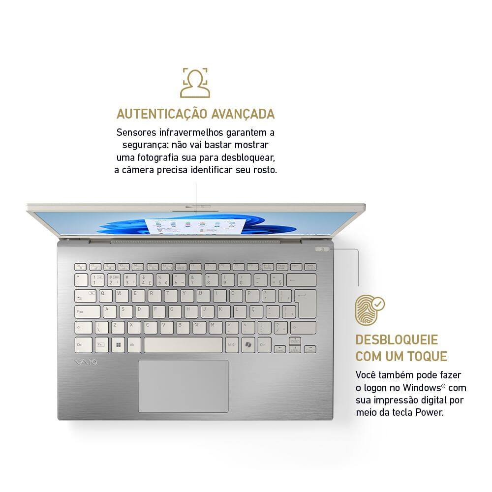 Notebook VAIO® F14 Intel® Core i7-1355U | Casas Bahia