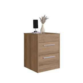 Mesa de Cabeceira com 2 Gavetas e Compartimento Oculto 40cm LK050 - Art In Móveis
