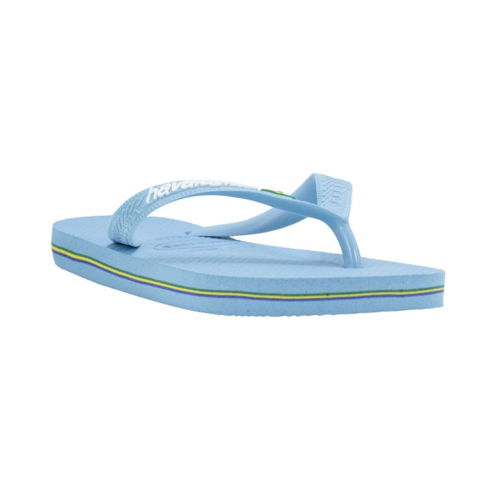 Chinelo Havaianas Brasil Logo Azul Lavanda