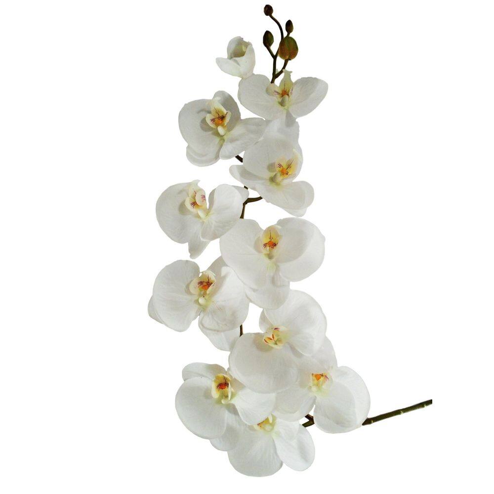 Kit 2 orquídeas em silicone Premium