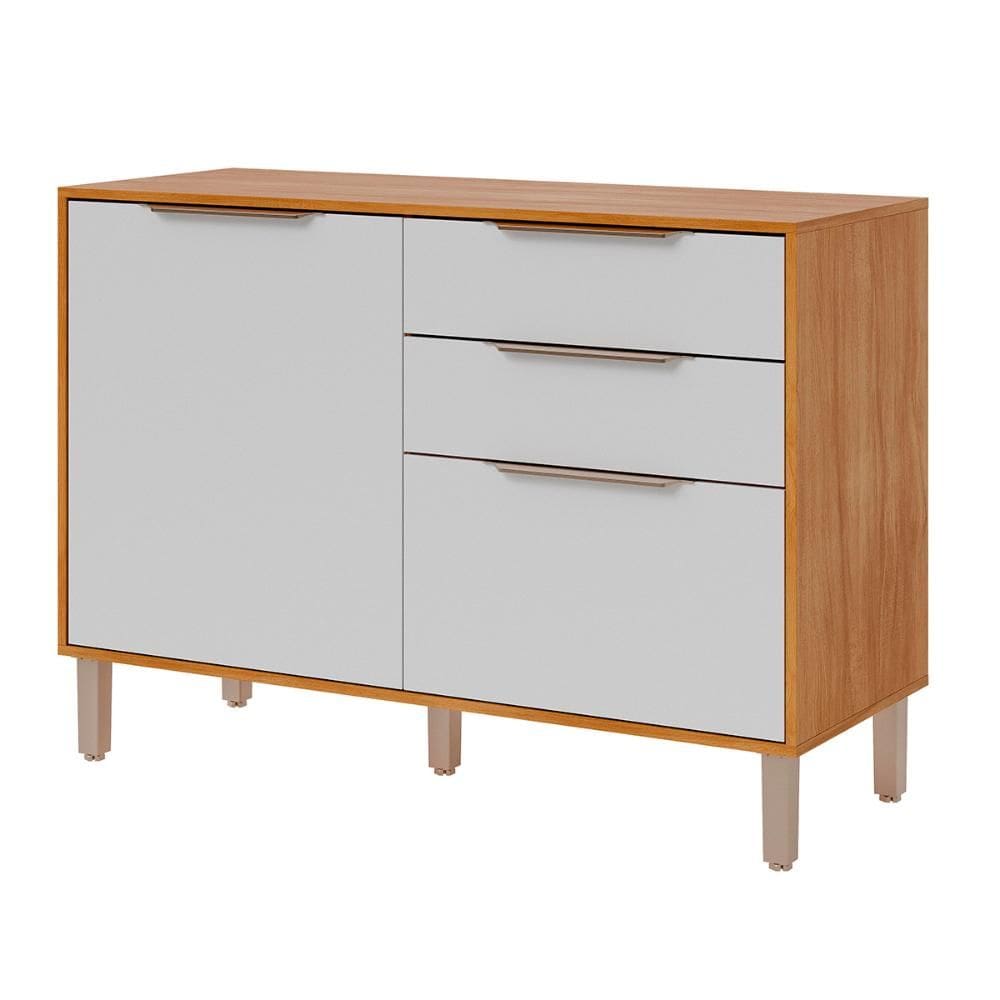 Balcão Divina 120 cm Para Cozinha com 2 Portas e 2 Gavetas