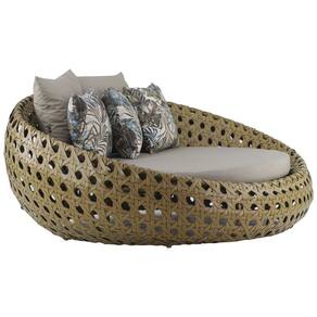 Chaise Barcelona em Alumínio com Almofadas para Área, Sala, Edícula, Piscina, Jardim Trama