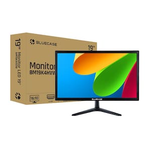 Kit Com 5 Monitores Led 19" Bluecase Bm19k4hvw Preto - Caixa Parda