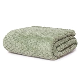 Cobertor Infantil Aveludado Manta Soft Flannel Verde